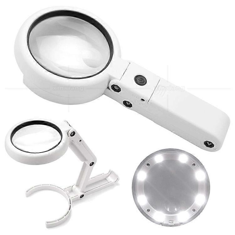 Magnifying Glass foldable LED light