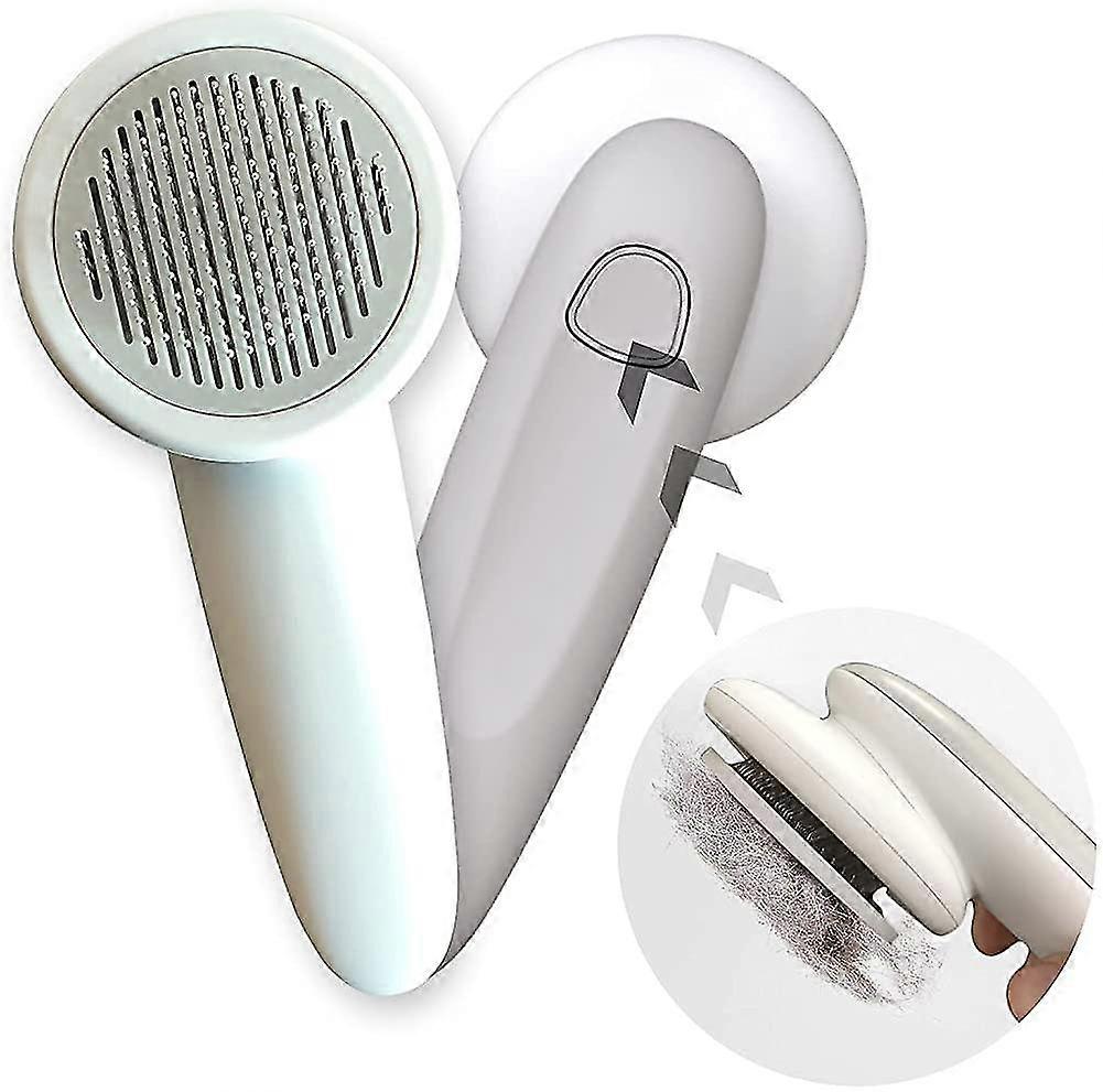 Dog Cat Grooming Brush,dog Comb Brush,self Cleaning Brushes For Dogs Cats,pet