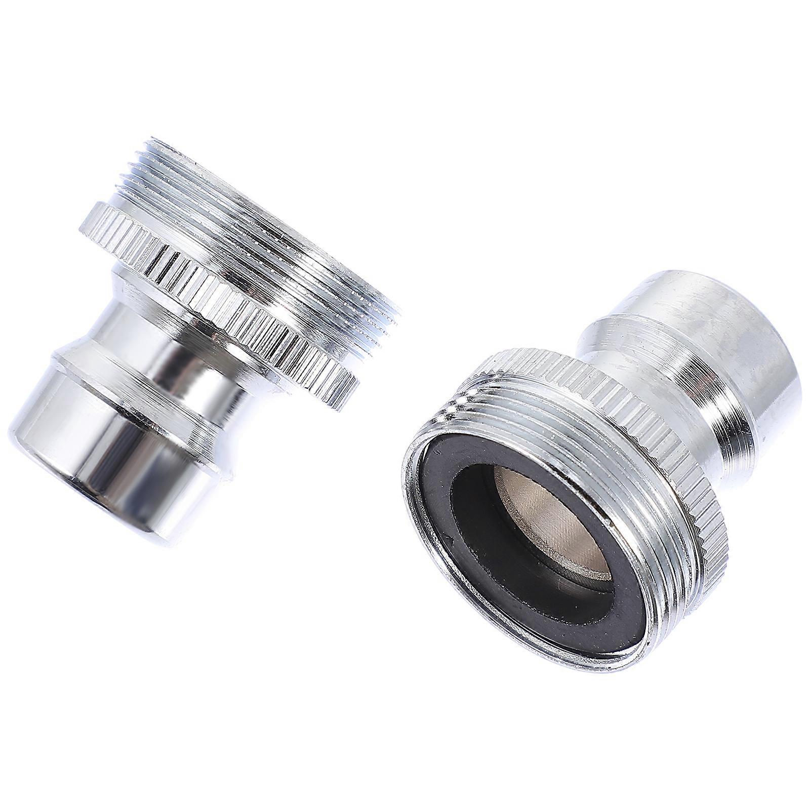 2 Pcs Brass Faucet Water Filter Faucet Replacement Part Sink Adapters Sink Aerator Adapter Faucet Connector Adapter