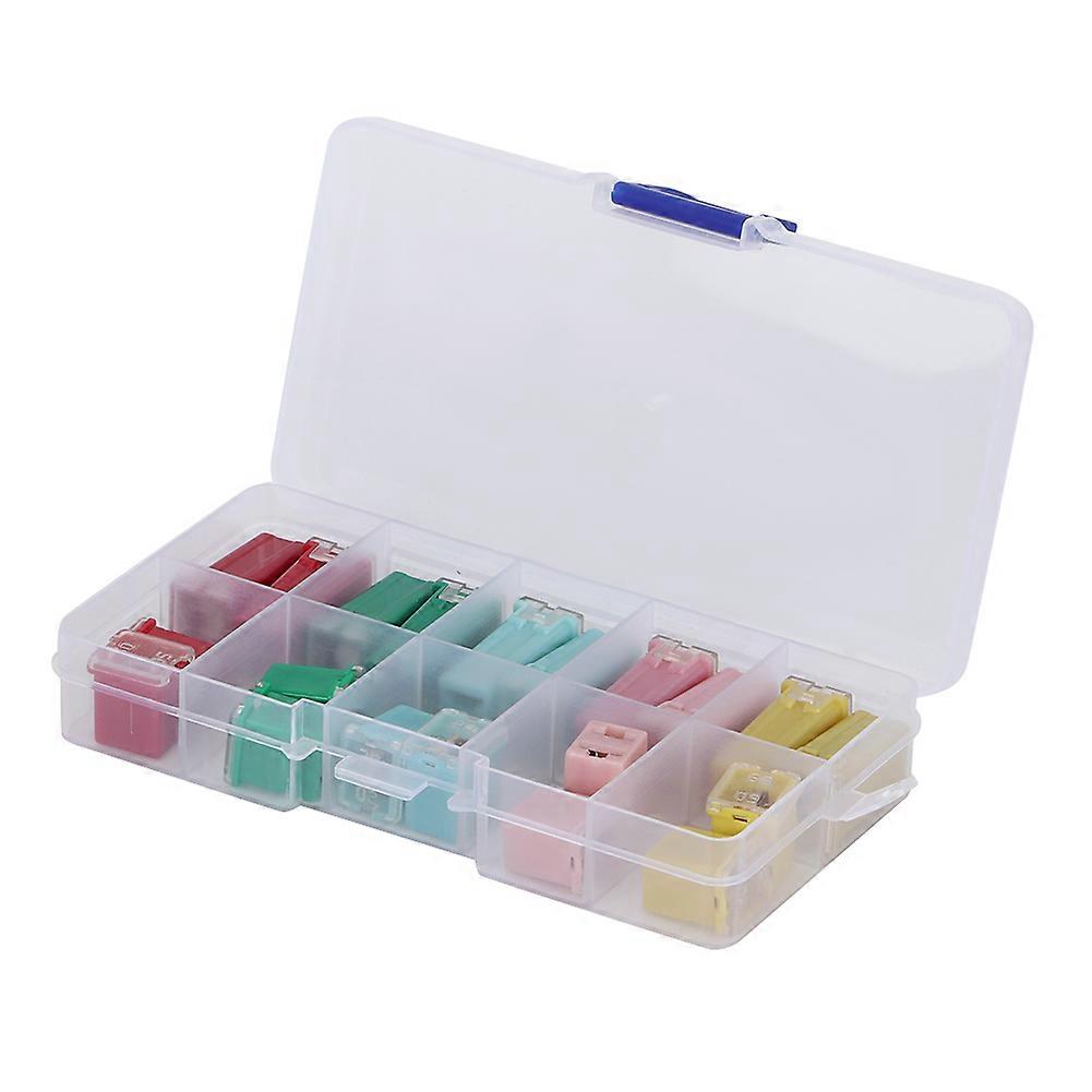 20pcs Rectangle Fuse Set Dashboard Fuse 20A 30A 40A 50A 60A for Japan and USA Car