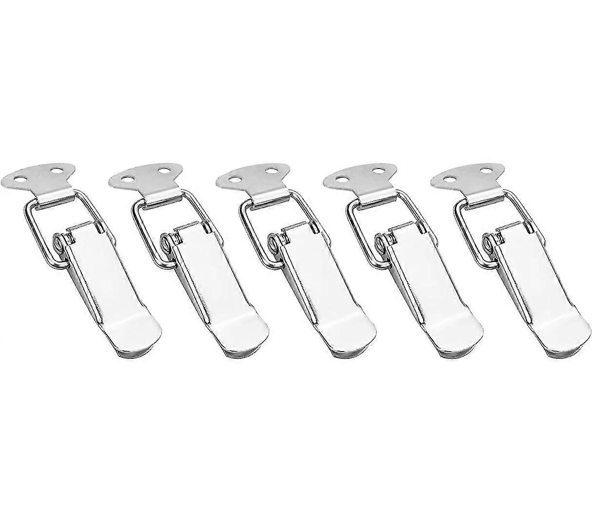 Spring Buckle Type Latch, Grip Clip Clip Duckbill Buckle With Screws For Box Toolbox Box Drawer Luggage Cabinet Closet Locker (7 Pieces)