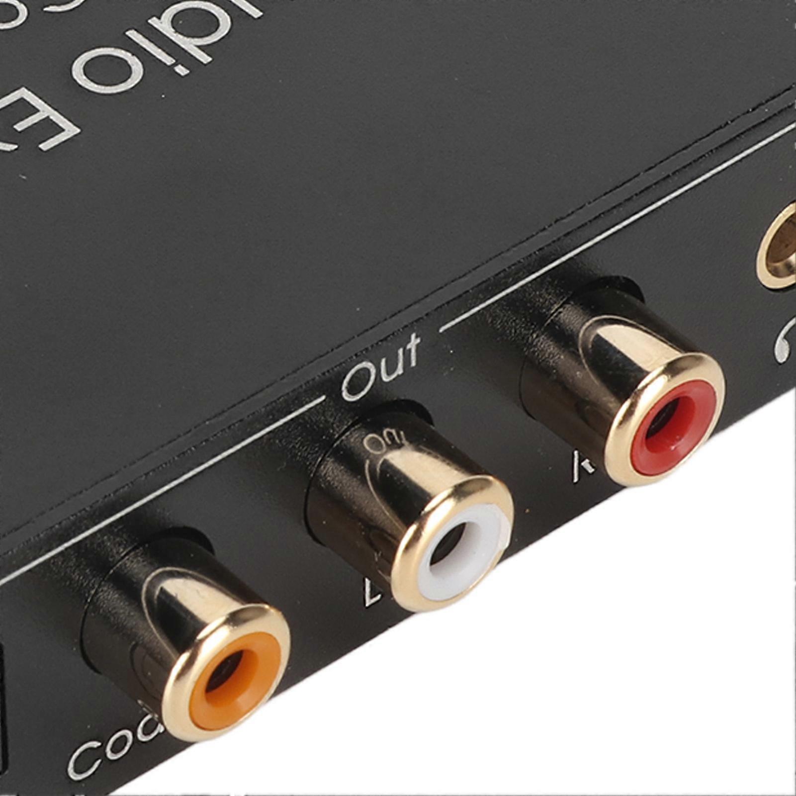 HD Output ARC Sound Extractor 192KHz Optical SPDIF 3.5mm Headphone Port Digital Analog Sound Converter for Home Cinema TV