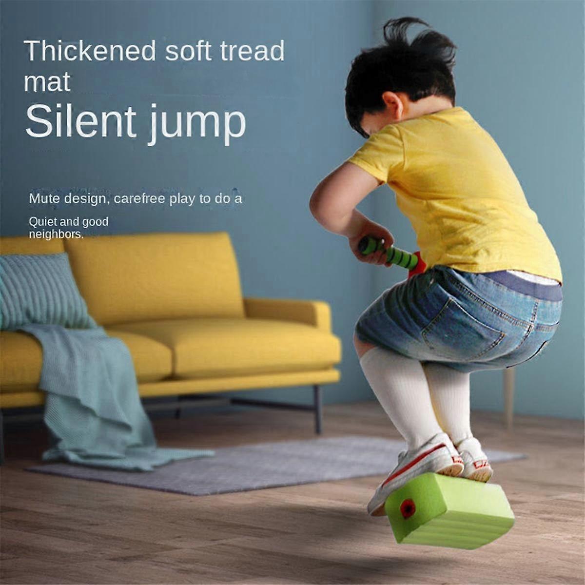 Sapo Infantil Jumping Exercício Baby Bouncing Pole (com Som) Vermelho