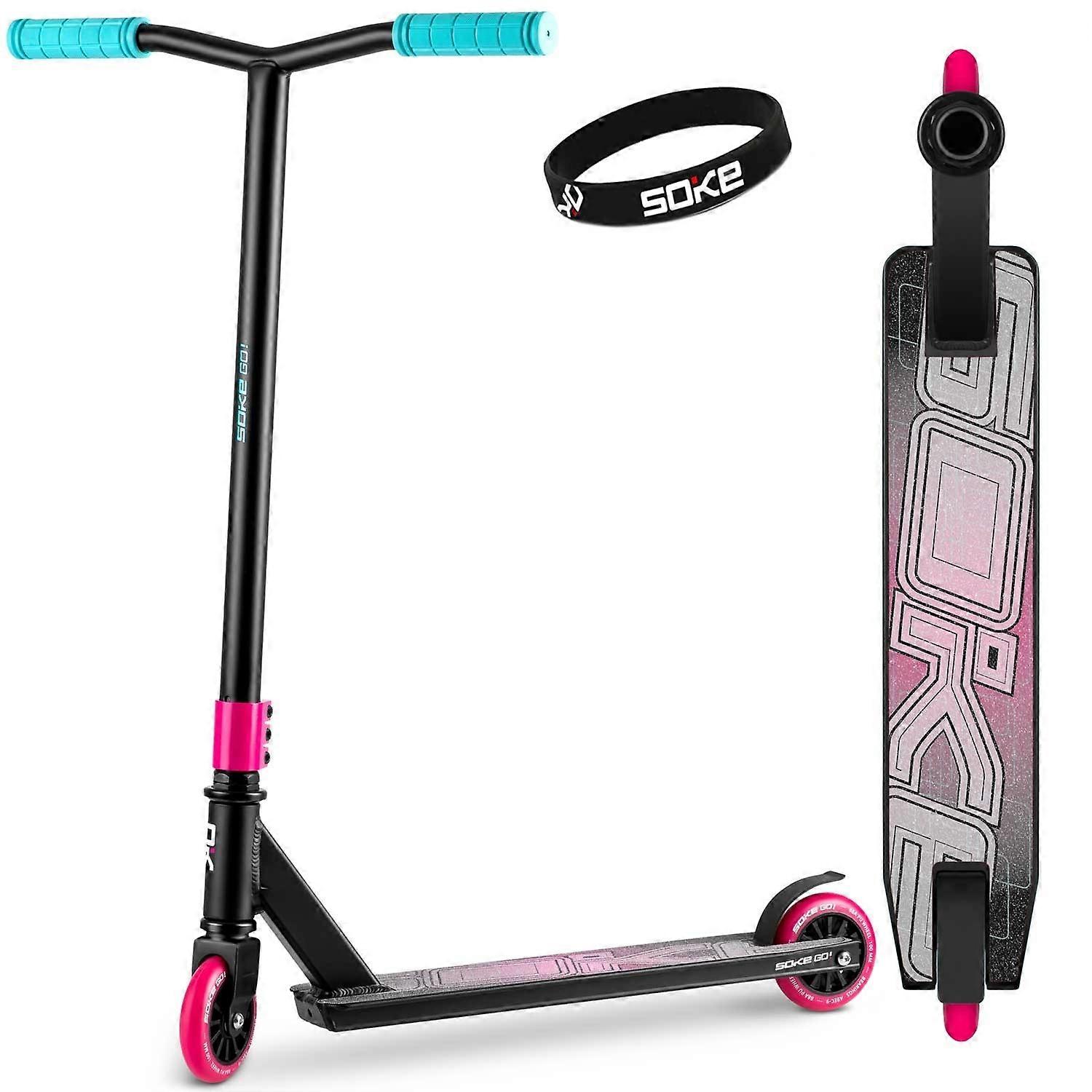 Stunt Scooter SOKE Go! Pink and Blue
