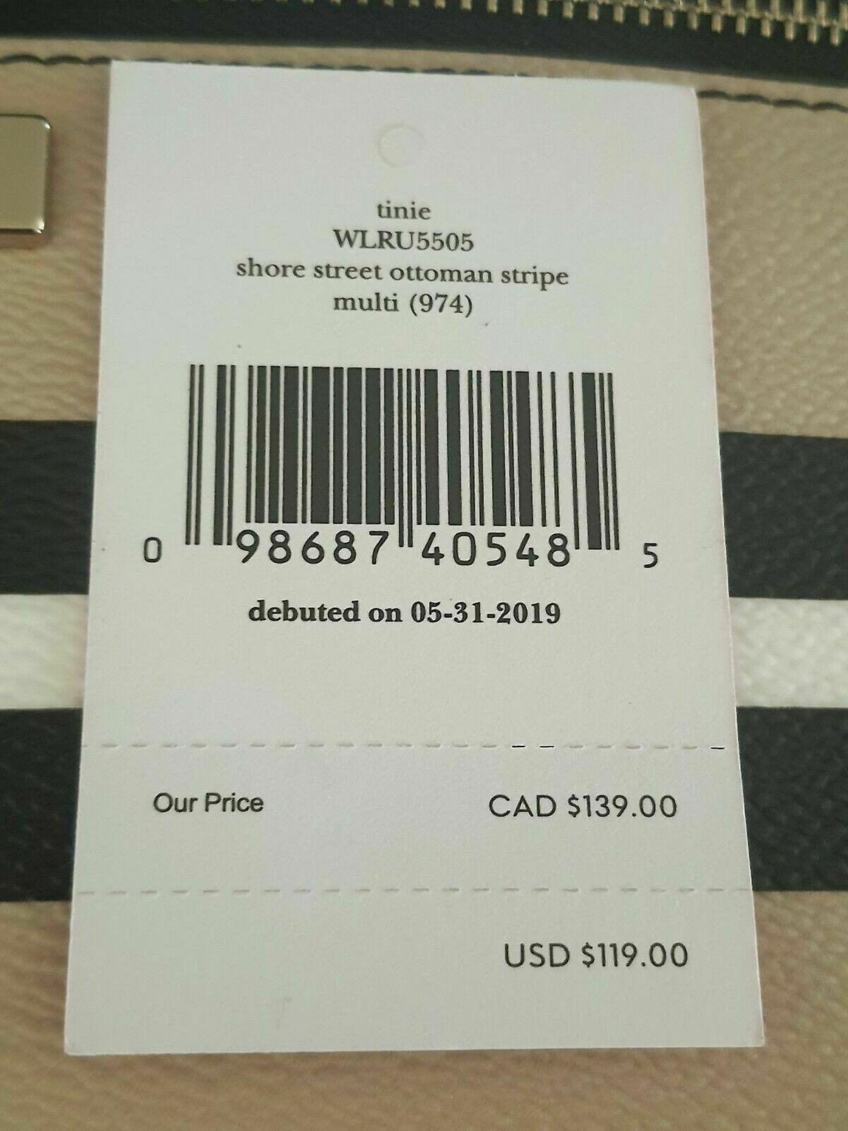 kate spade shore street ottoman stripe tinie