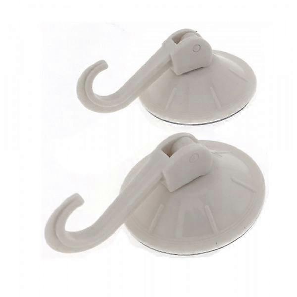 Hook with suction plug - Hook with suction plug - Clothes hanger - max. 2 kg white
