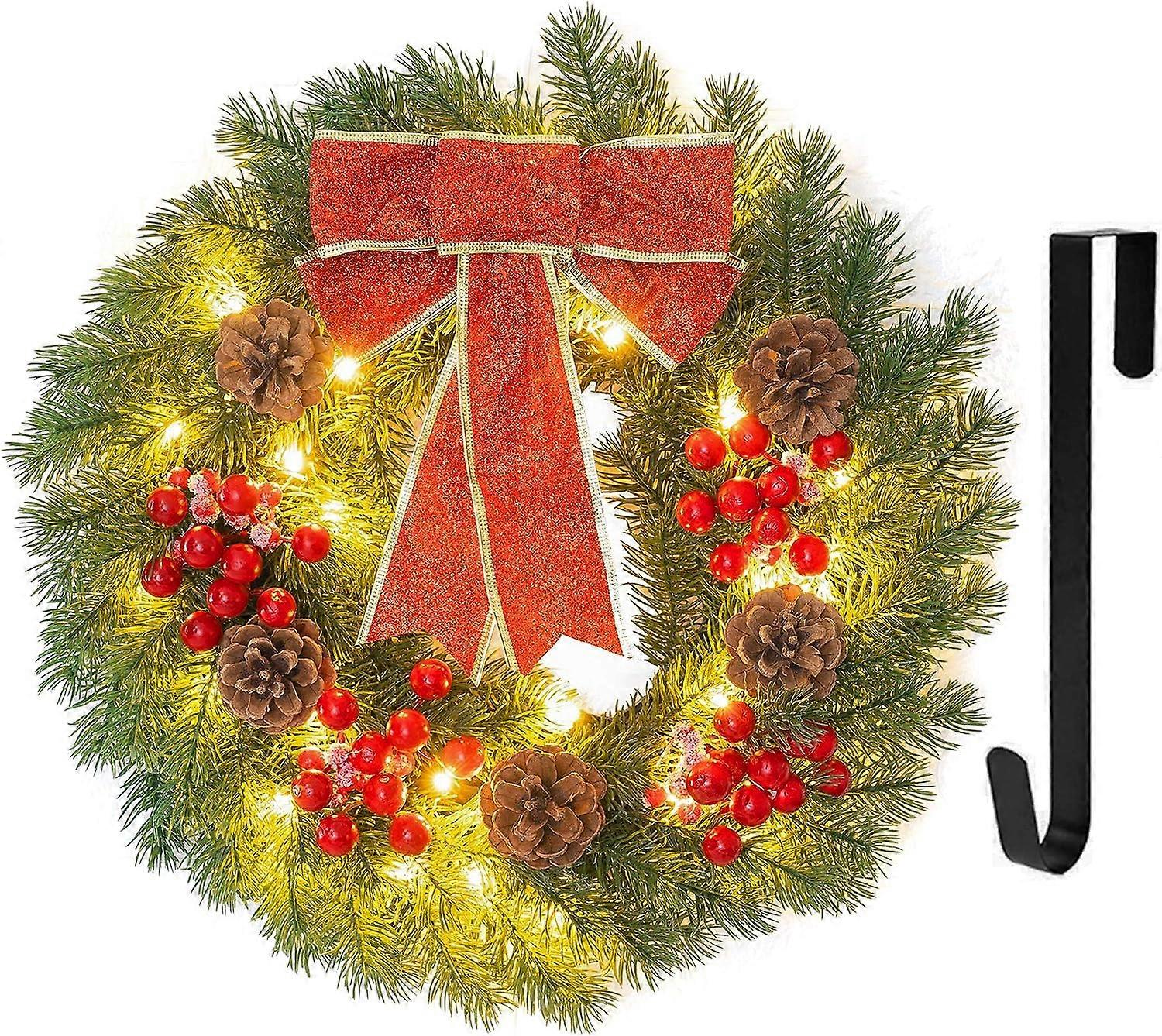 人工クリスマスリース