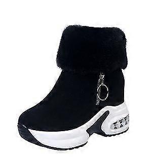 Women's Wedges Bottom Plush Short Snow Boots Comfy Thermal Warm Shoes For Shopping Dating