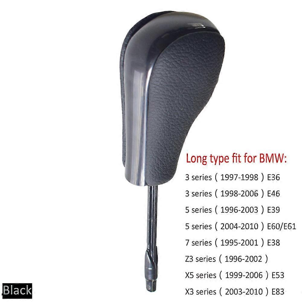 Automatic Gear Shift Knob With Alcantara For BMW E39 E46 E53 E60 E61 E63 E64 E83 E81 E82 E87 E90 E91 E92 E93