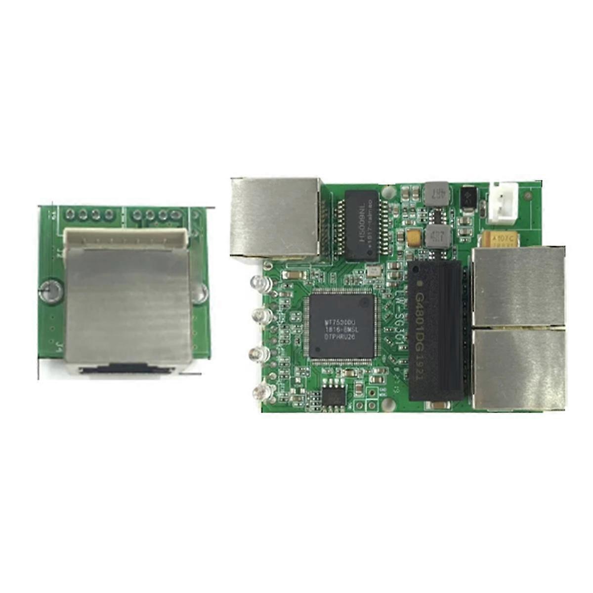 3-Port Gigabit Switch Module is Widely Used in LED Line 5 Port 10/100/1000 M Contact Port Mini Swit