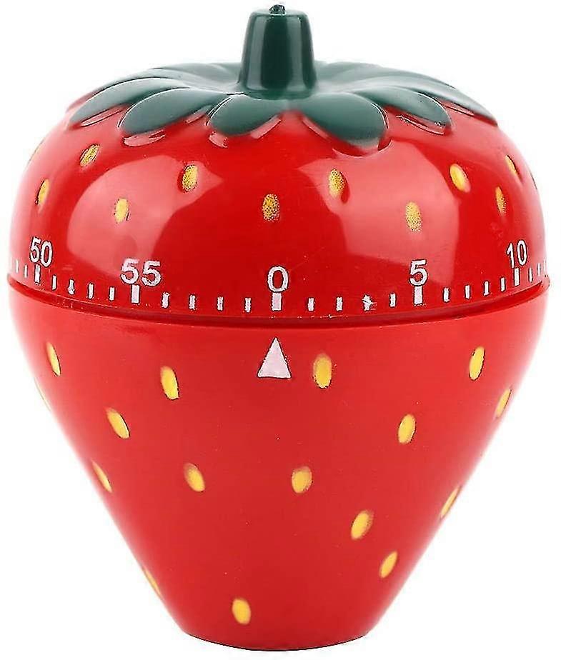 Strawberry Shape Kitchen Timer 60 Minute Kitchen Timer Mechanical Time Reminder