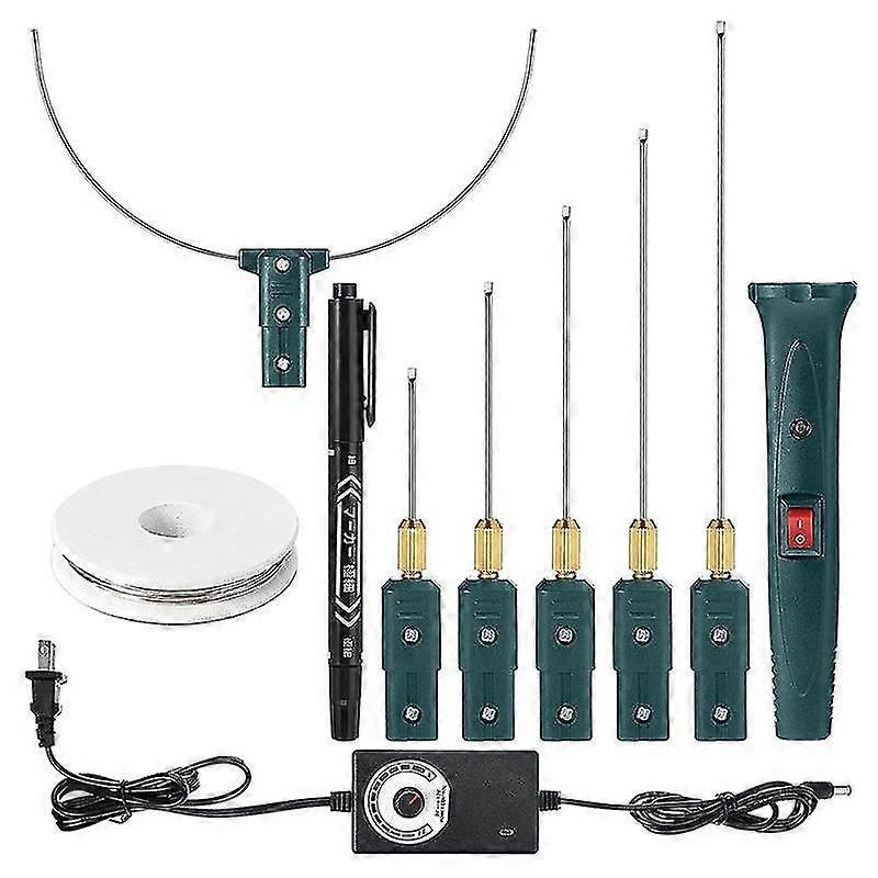 Hot Wire Foam Cutter Kit with Temperature Controller,100-240V/24W Electric Cutting for Art Craft Fo