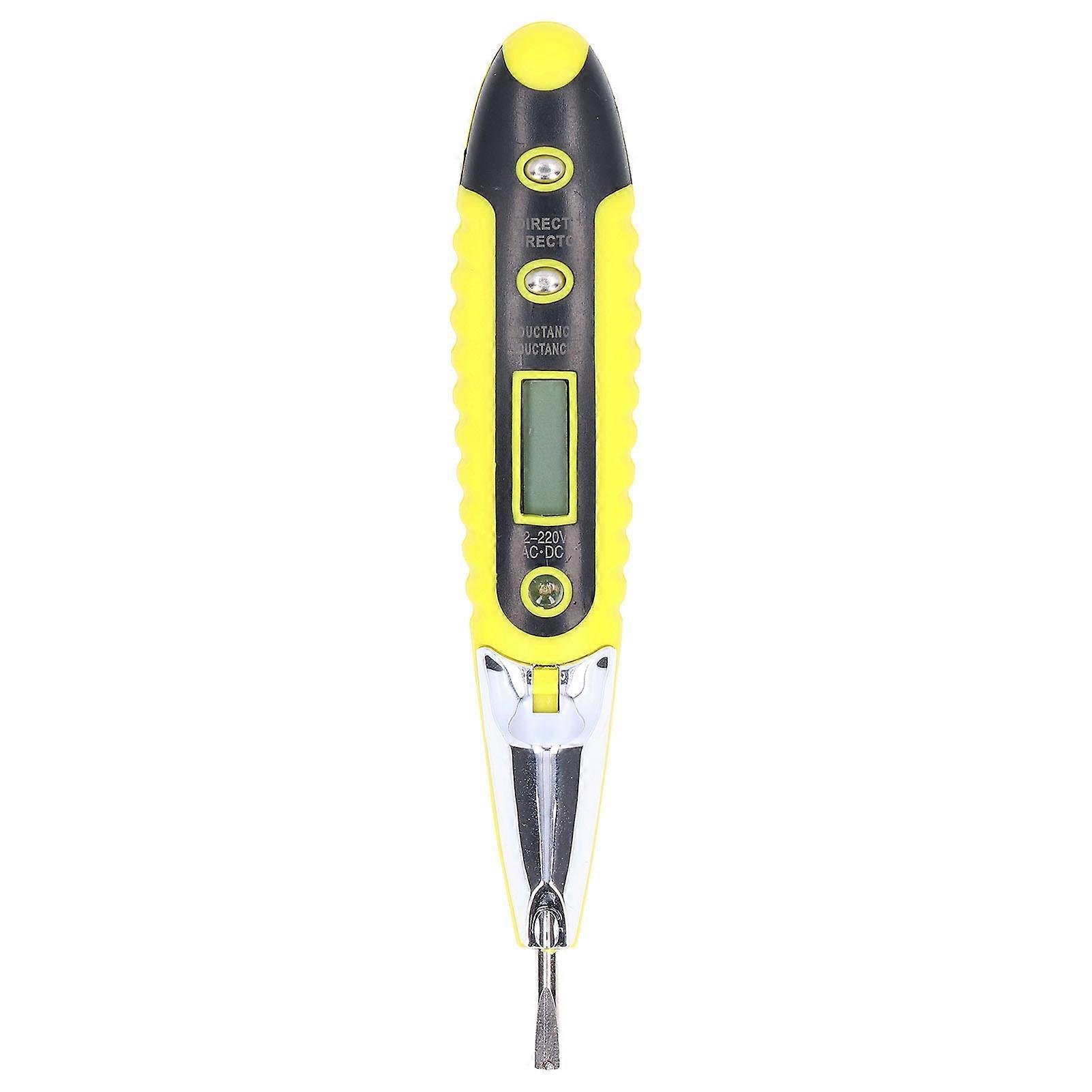 1PC Multifunctional LED Digital Electrical Tester Pen 12-220V Non-Contact Circuit Voltage Detector for Home Edition