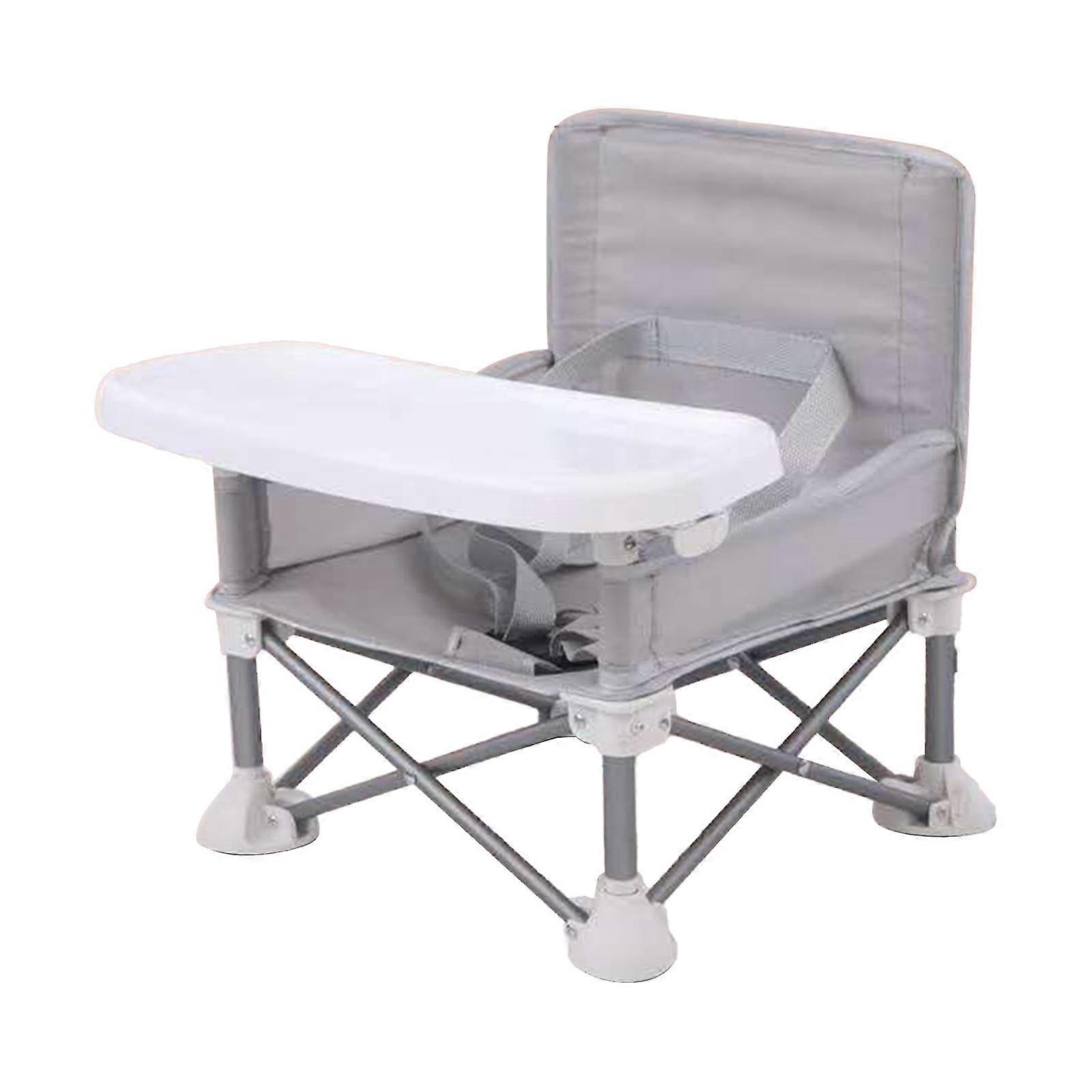 مقعد معزز للسفر للأطفال ، كرسي تخييم محمول قابل للطي مع صينية طعام ، للبنين والبنات