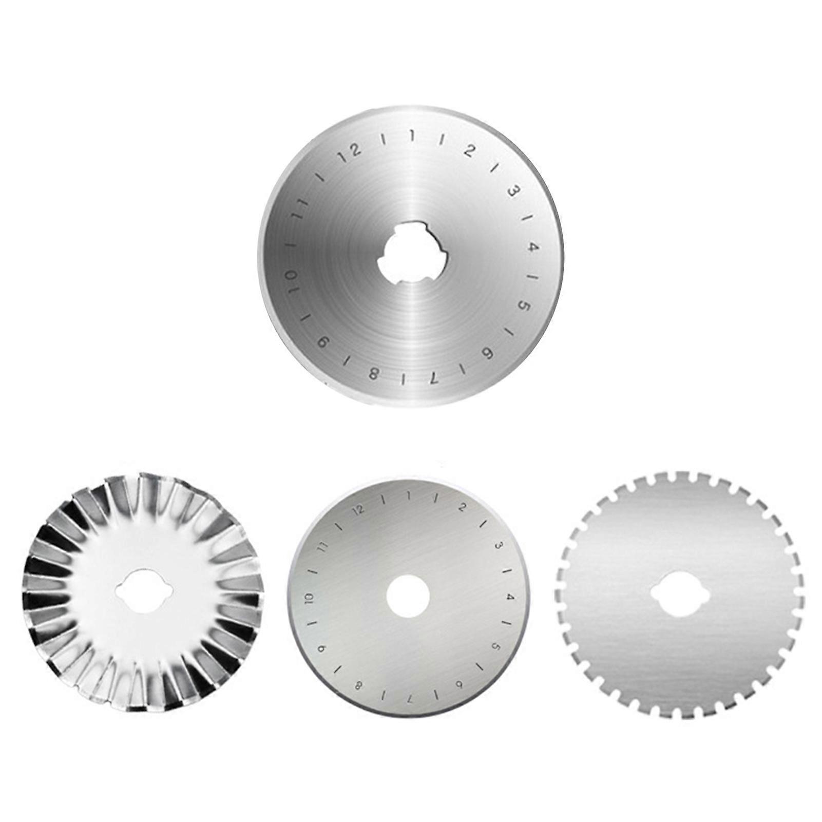 Rotary Cutter Blades Extra Sharp Sewing Rotary Cutter Replacement Blades for Fabric Leather Quilting and Sewing Projects