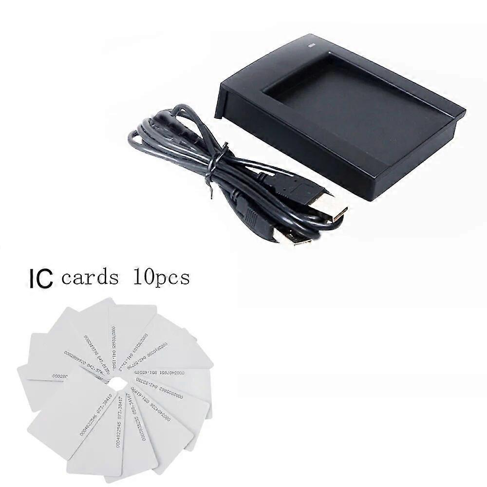 13.56MHz IC Proximity Sensor Smart   Card Reader  Desktop no drive issuing device  USB  Inerface for Access Control