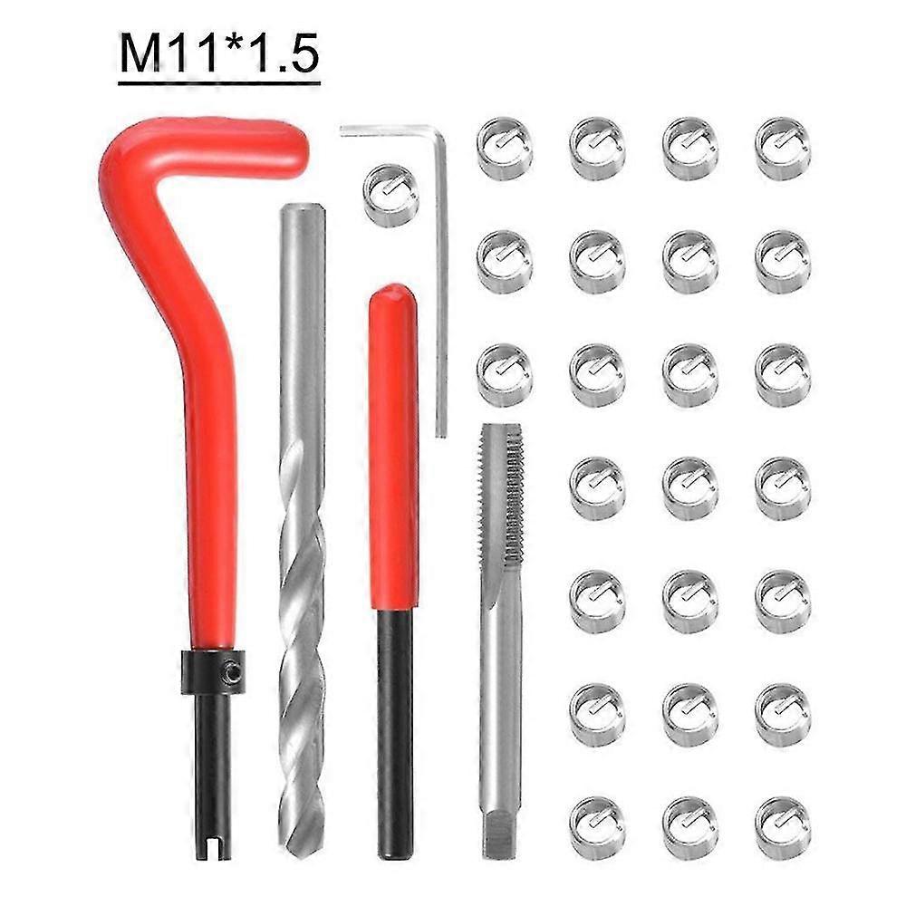 25db metrikus menetjavító betétkészlet M3 M4 M7 M9 M11 helikopter autó Pro tekercs szerszám M11 * 1.5