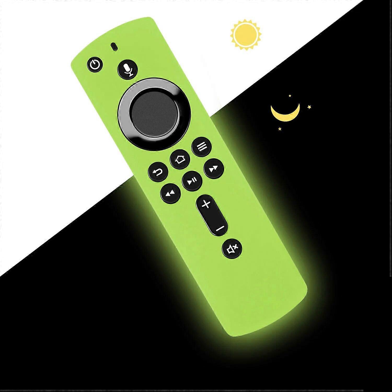 Silicone Case Fit for Amazon Fire TV Stick Remote Control Cover Drop Resistant Design Durable Shockproof Anti-Slip Lighting