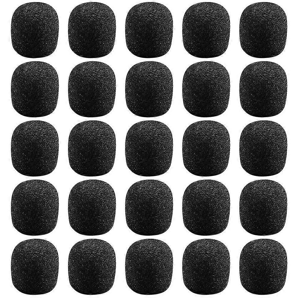 50pcs Microphone Windscreen Microphone Dirt Cover Microphone Protector Mic Accessory
