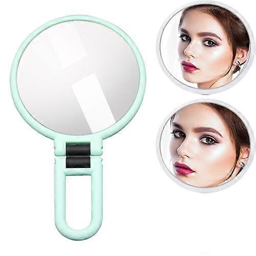 Portable Handheld Folding Adjustable Mount Magnifying Makeup Mirror