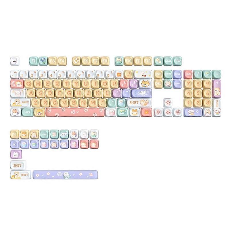 Customize Your Typing Experience Animal Keycap 126Key Set Strong Flexibility