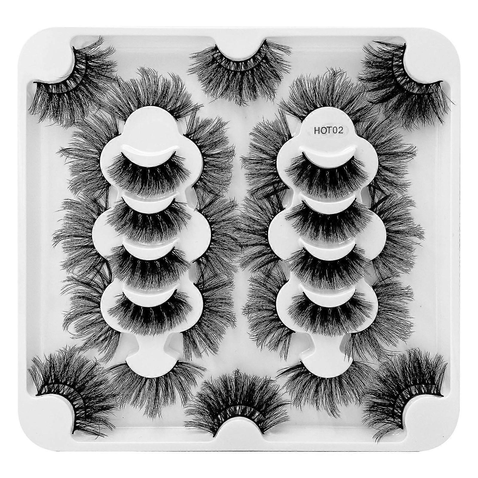 Fashion Natural Handmade Soft Long False Eyelashes Makeup