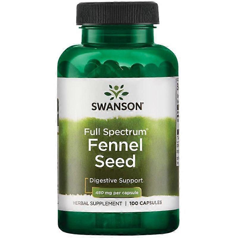 Swanson Full Spectrum Fennel Seed 480mg Capsules 100