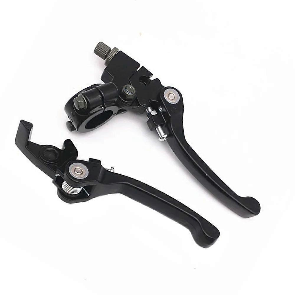 مخلب قابل للطي وذراع فرامل 7/8 بوصة دراجة ترابية / حفرة دراجة قابلة للطي مخلب وقطع غيار ذراع الفرامل أداة سوداء