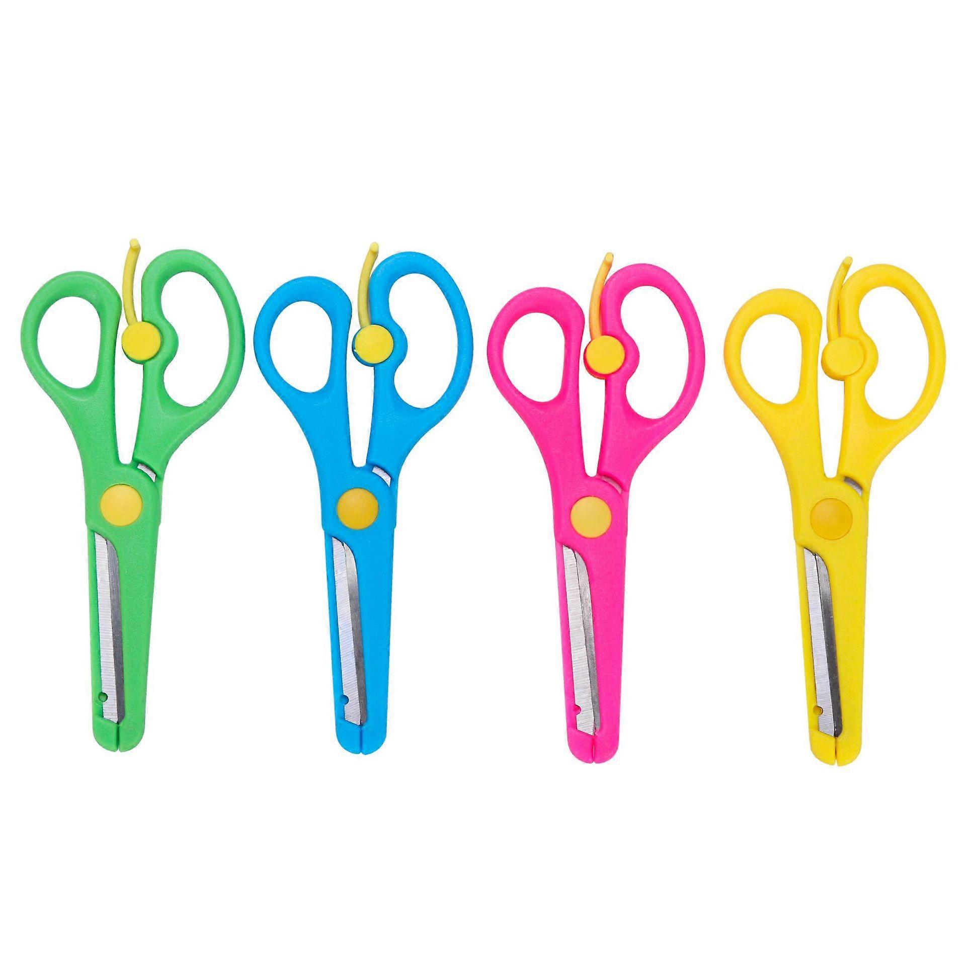 Store Handicraft Scissors Children's Scissors With Safety Device