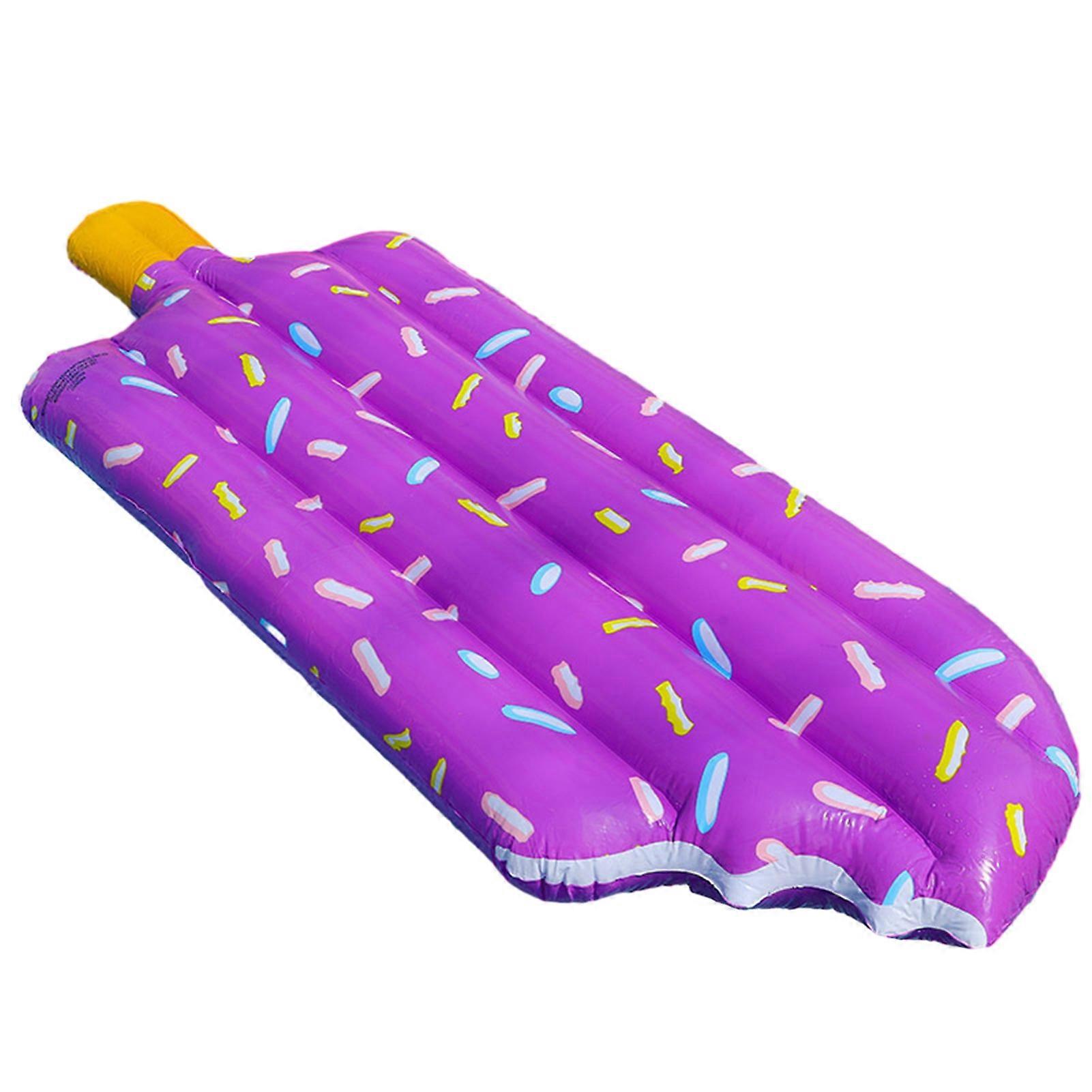 Ice Cream Popsicle Floating Bed Eye-Catching Inflatable Easy to Inflate Deflate Store Unique Pool Float KAESI