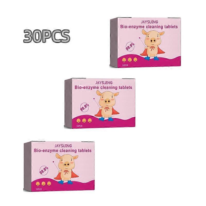 30pcs Multi-Functional Bio-Enzyme Cleaning Tablets,Bio-Enzyme Explosive Salt