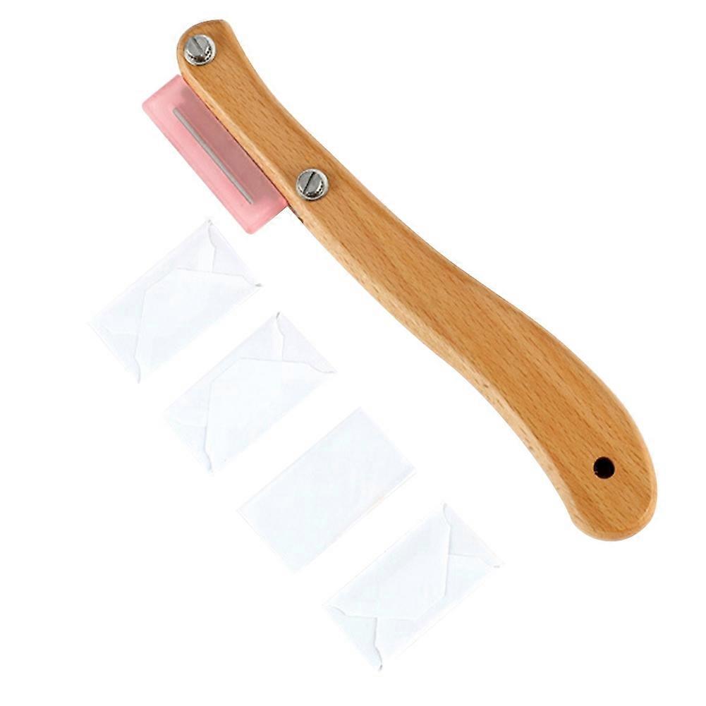 Bread Bow Knife Curved Baguette French Toast Cutter with 4 Blades Bakery Tool KAESI