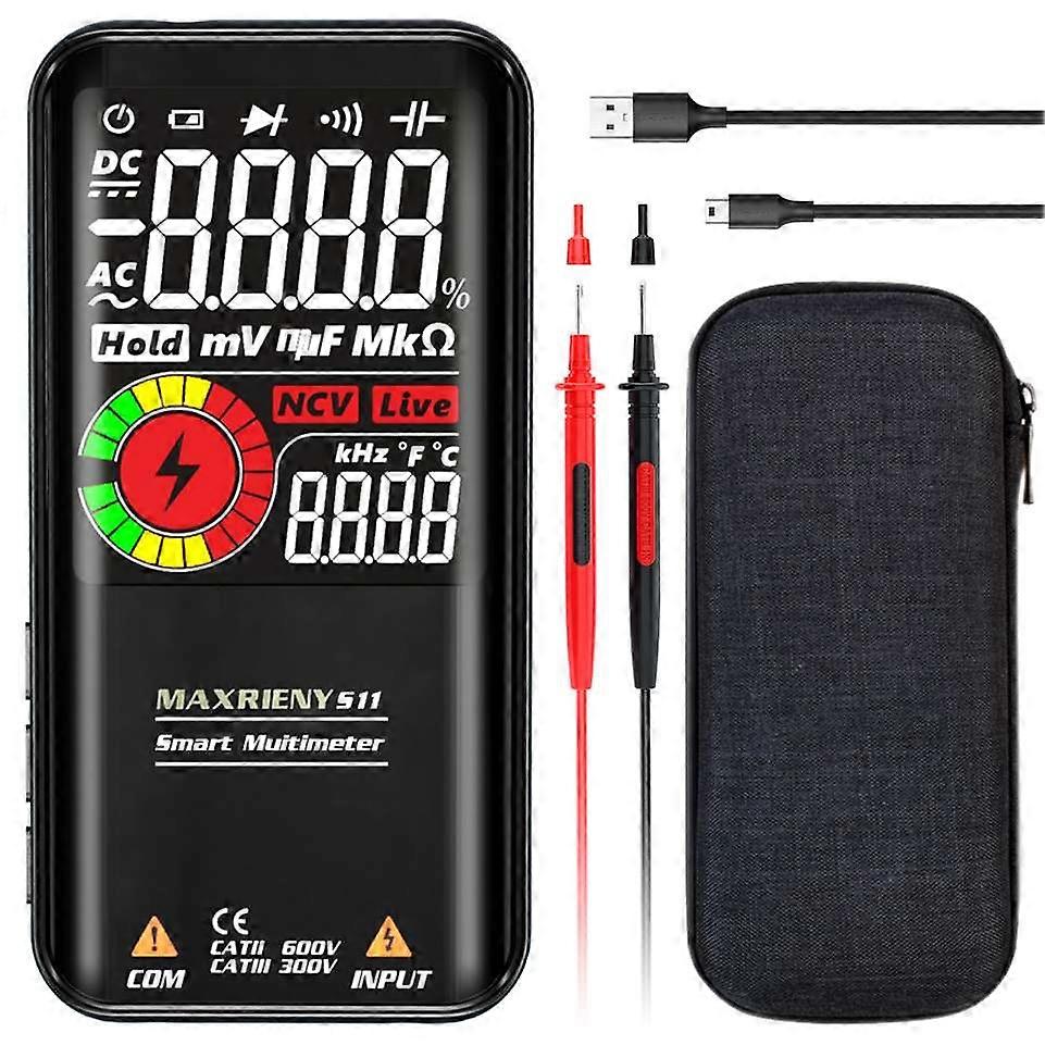 S10/S11/S20 NCV Digital Multimeter Ranging AC/DC Voltage Meter Resistance Capacitance Volt Ohm Tester Meter Multimetro