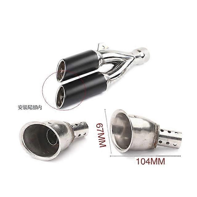 Universal Motorcycle Exhaust Muffler Silencer Noise Sound Eliminator Front Mid End Catalyst DB Killer for YUSHIMURA SC