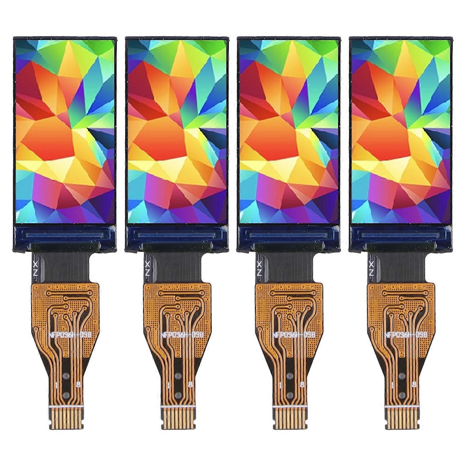 4Pcs IPS Display Module 80x160 Resolution SPI Interface ST7735S Drive 0.96in in Line Installation