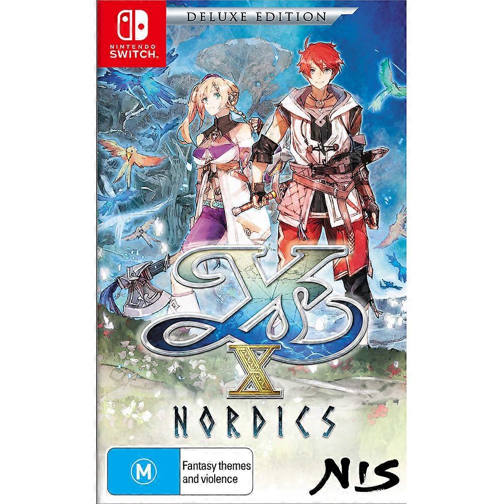SWI Ys X: Nordics Deluxe Edition Epic Nintendo Switch Game with Adventure