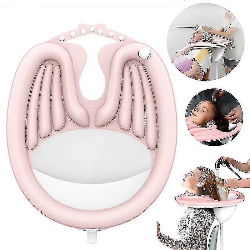 Shampoo Pad Pvc Inflatable Shampoo Basin Quickly Inflate Hair Washing Basin Bathtubs Shampoo Bowls