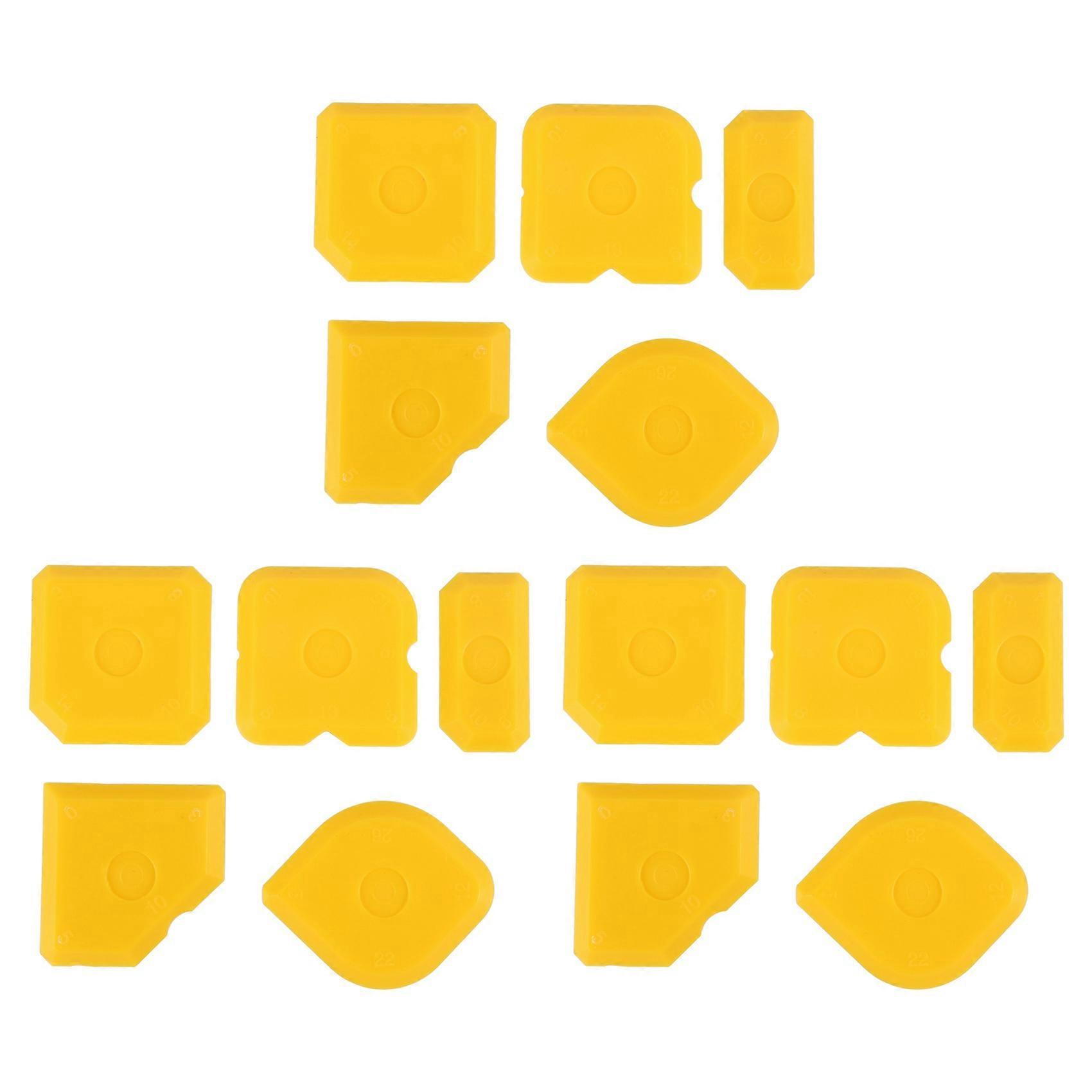 15Pcs Scraper Tool Kit Grouting Set Smoothing Trowel Grout Remover Silicone Joint Joint Filler Smoo