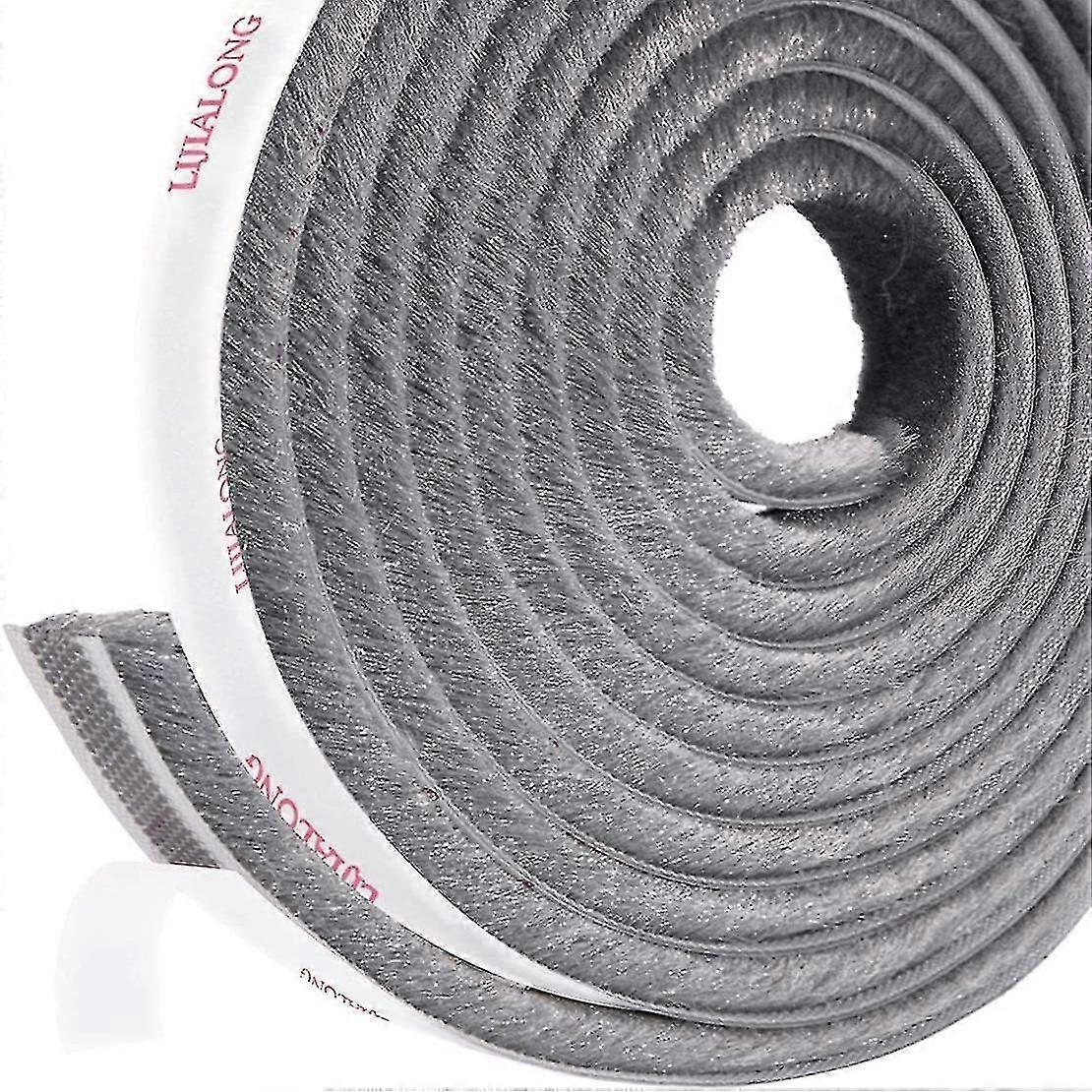 Adhesive Brush Weather Stripping Felt Door Brush Strip For Sliding Sash Door Window Wardrobe Seal