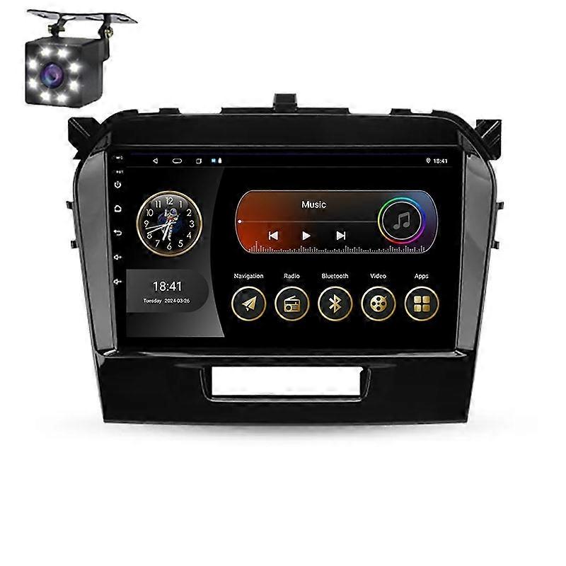 Car Radio For Suzuki Vitara 4 2014 - 2018 Multimedia Video Player Carplay Navigation GPS