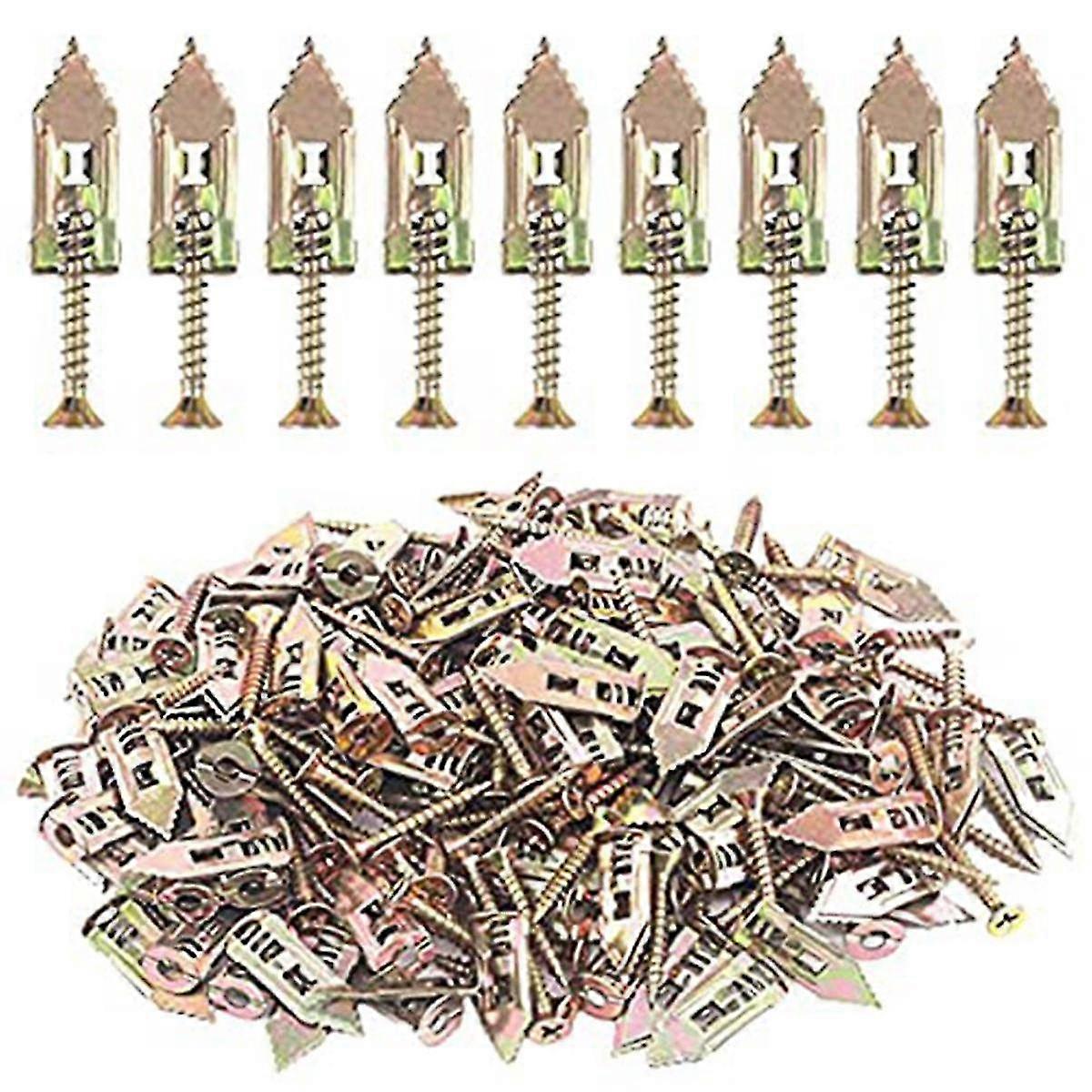 Drywall Self-drilling Anchors With Screws,hollow-wall Anchor Kit With Screws,suitable For Wall Insulation Board, Shelf