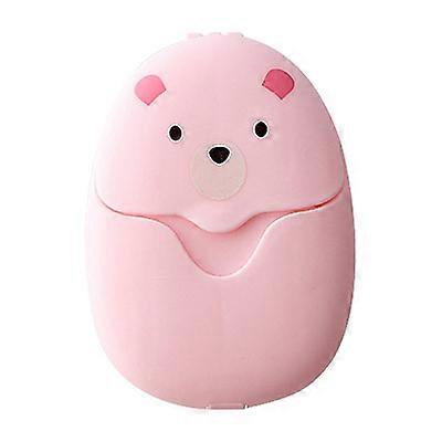 Disposable Paper Soap Sheets with Storage Box Portable Hand Wash Paper Travel Soap Leaves