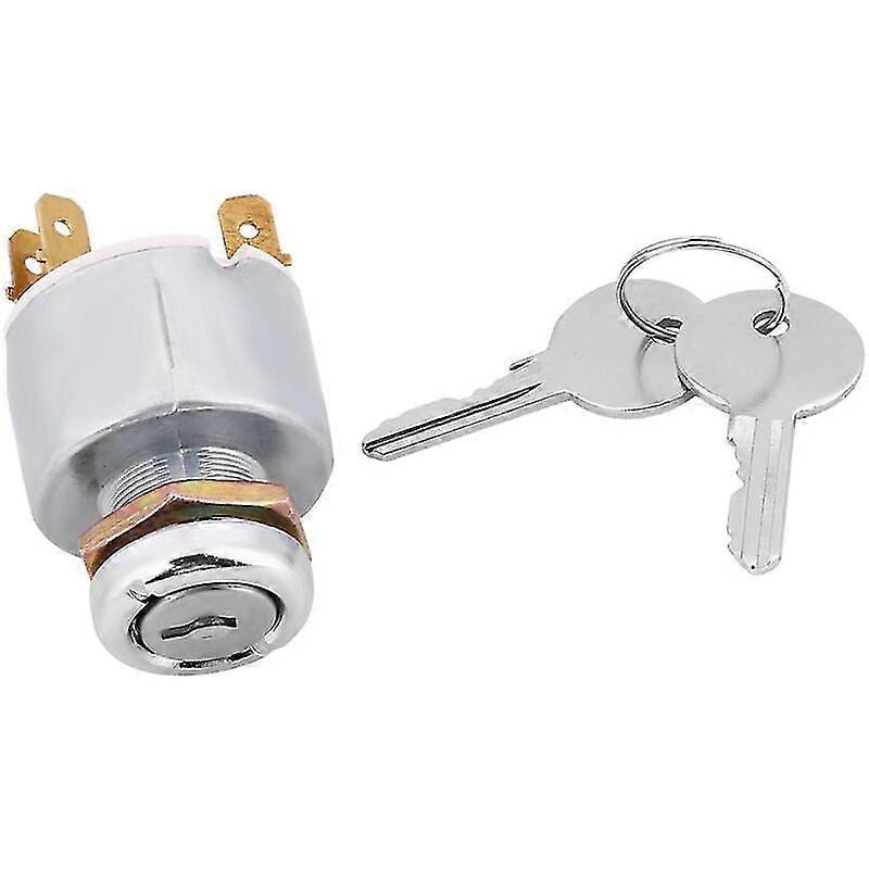 Ignition Key Switch 12v Engine Start Switch 3 Position On Off With Key Universal Ignition Key Ignition Switch