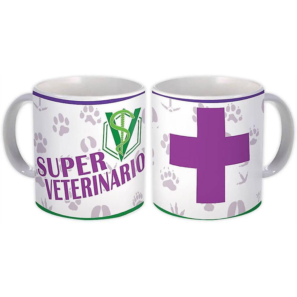 Geschenkbecher: Super Veterinario Beruf