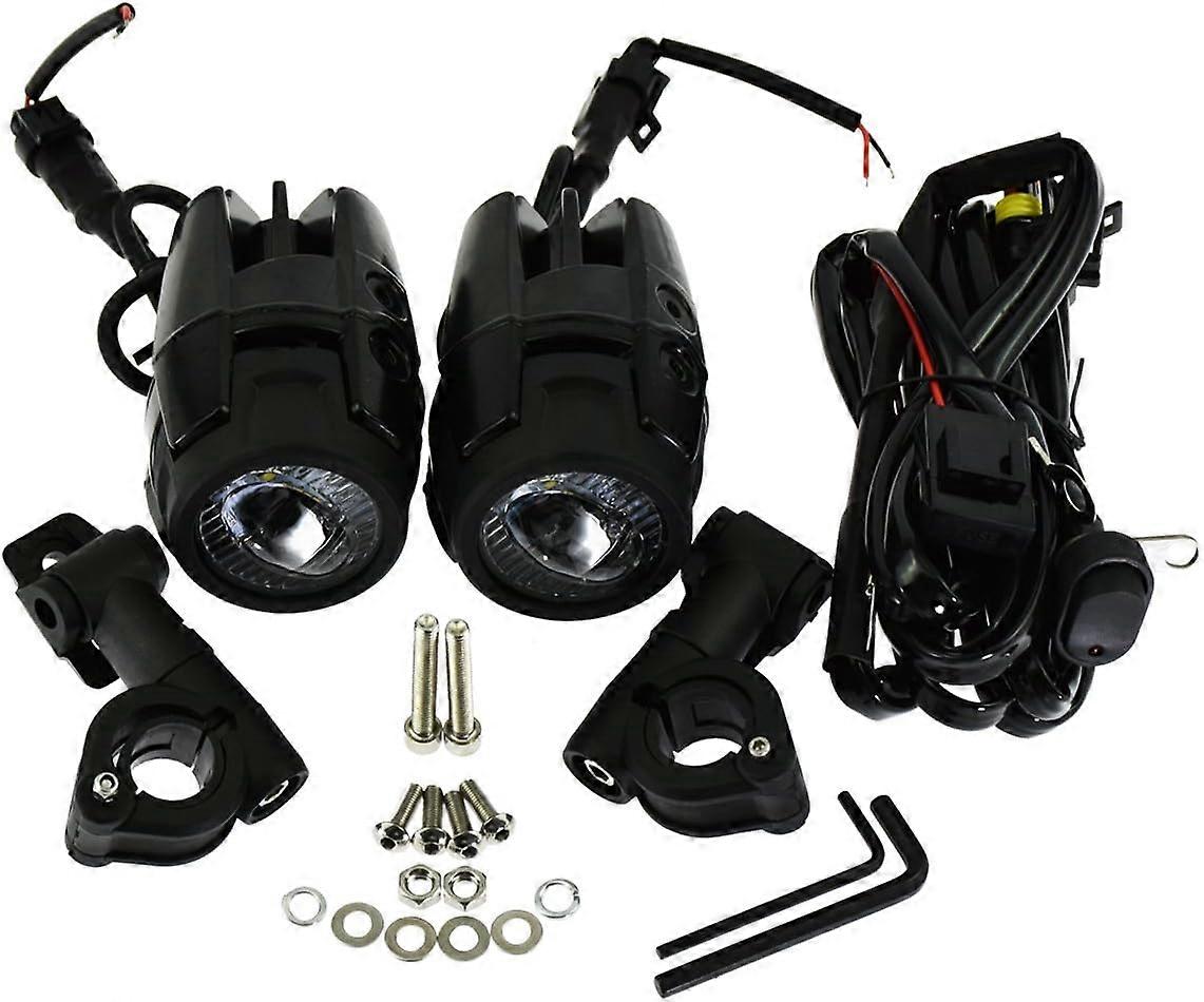 40W LED Fog Lamp Fog Light with Wiring Harness Fit for R1200 GSADV F700SG