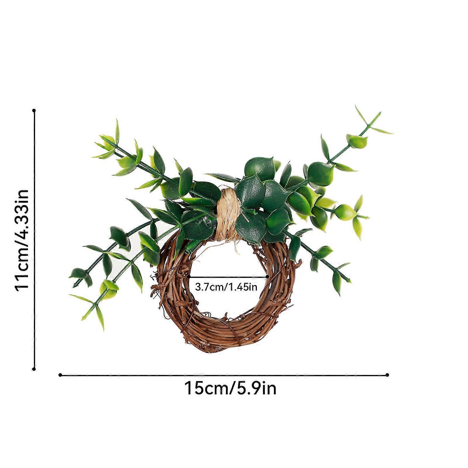 (6752)jul Dekorativ Pinecone Servett Ring