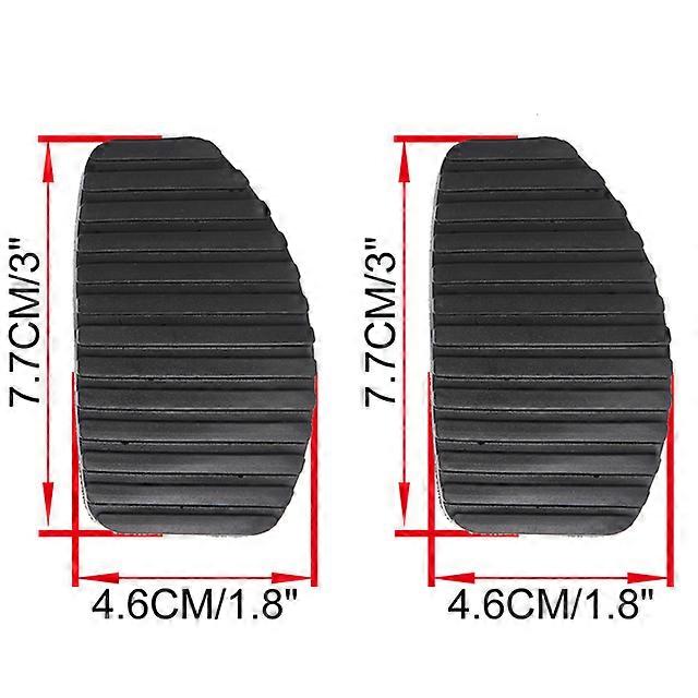 For Saipa Citroen Xantia 2003 2002 2001 2000 1999 1998 1997 1996 1995 Car Rubber Brake Clutch Foot Pedal Pad Covers Accessories - Pedals