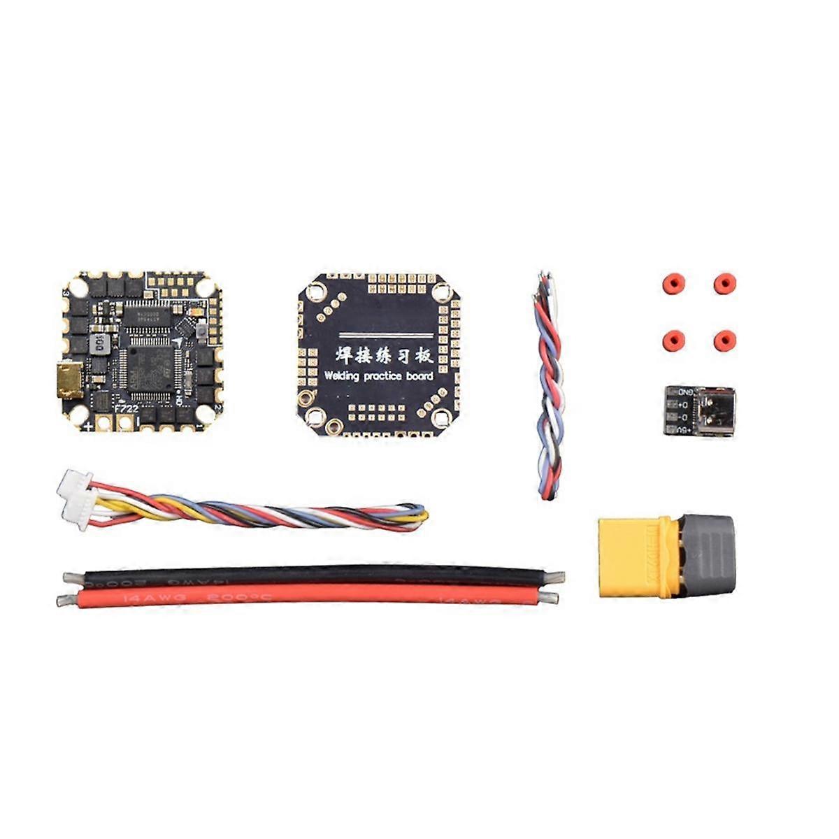 GHF722AIO-HD 40A AIO Baro OSD F722 Flight Controller BLHELIS 40A 4in1 ESC 2-6S for FPV Freestyle Ci
