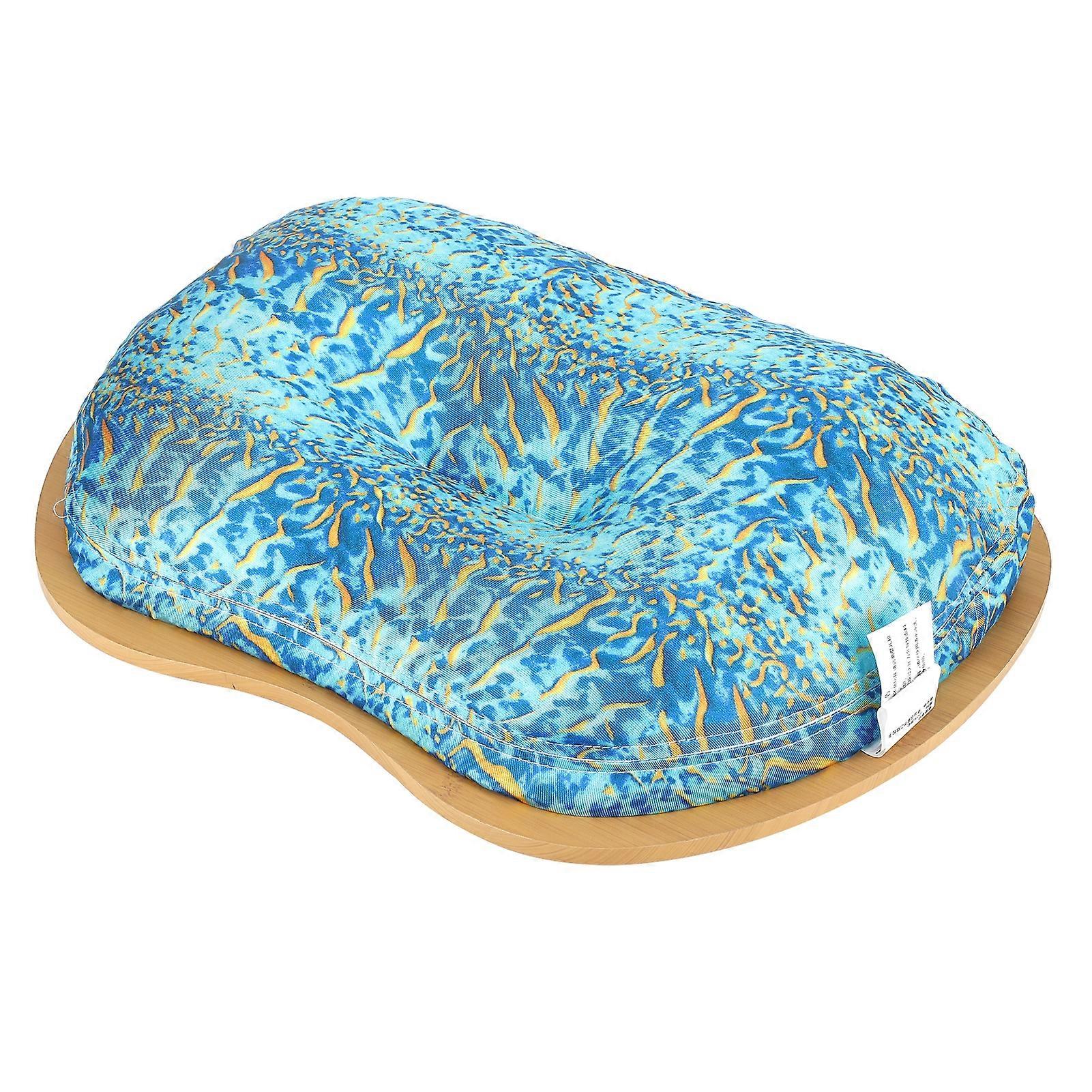 Ocean Green Multifunction Mini Portable Laptop Table Stand Bed Pillow with Cushion for Home Office Use