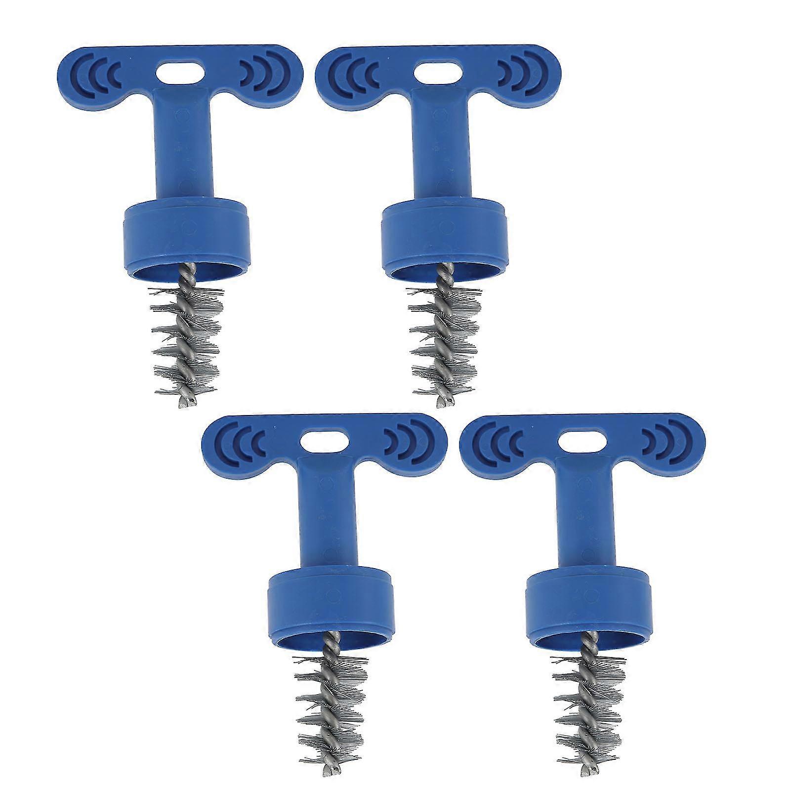 Car Battery Brush T Handle Cleaner - 4Pcs, Dust and Rust Removing Hand Tool